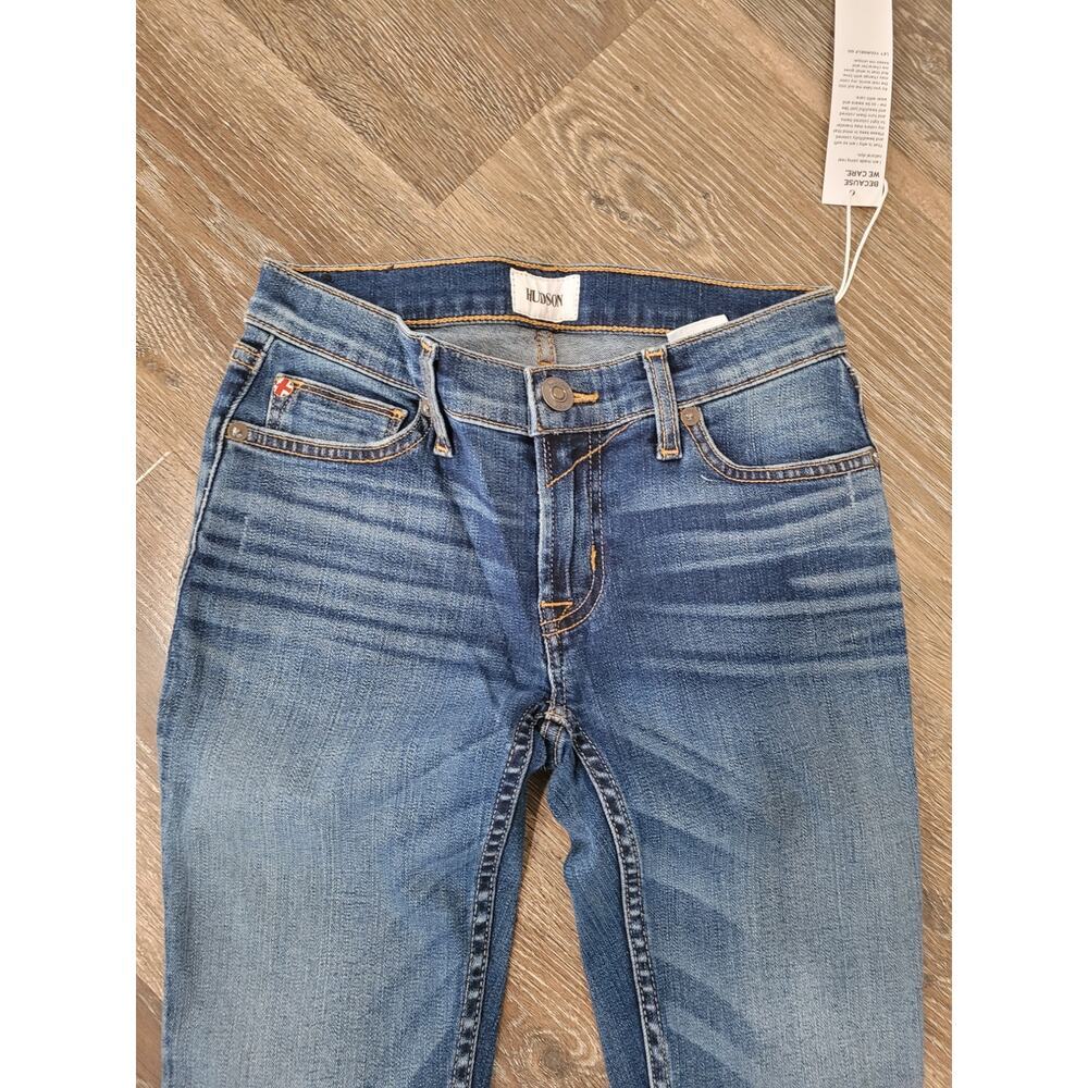 Hudson Women's Tally Cropped Skinny Jeans size 24 Reverie Denim NEW - Picture 2 of 6
